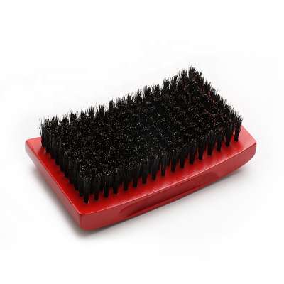 Custom bristle square red 360 wave detangling hair brush