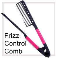 private label heat resistance salon styling comb flat iron comb straightening comb for hair