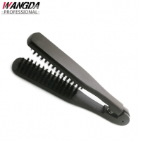 V-type design DIY Straight Hair Boar Bristle Hair Brush Styling Anti-Static Comb