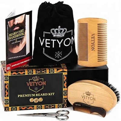 Custom beard grooming kit for men